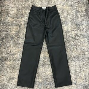Aritzia leather pants